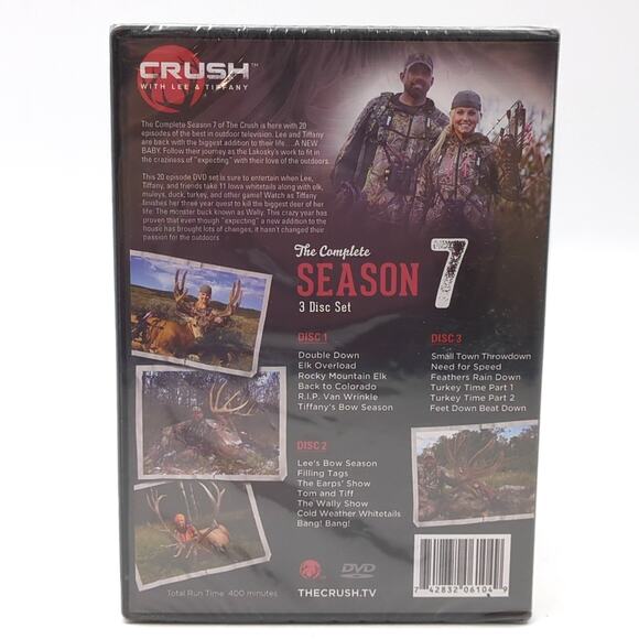 Crush with Lee & Tiffany: The Complete Season 7 (Brand NEW Sealed 3 Disc Set) - Picture 2 of 2